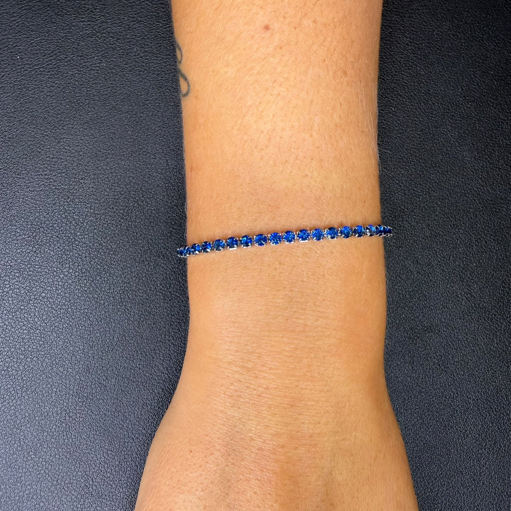 Bracciale Tennis - Acciaio - Silver - 5 varianti colore