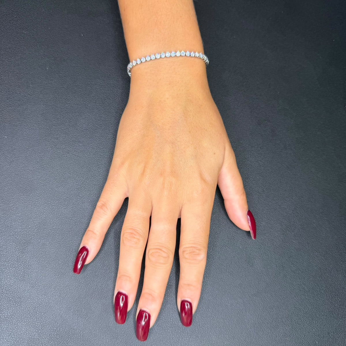 Bracciale Tennis - Acciaio - Silver - 5 varianti colore