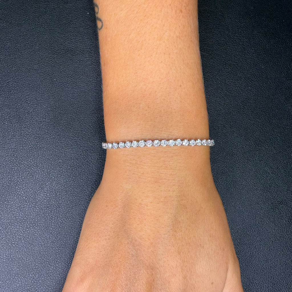 Bracciale Tennis - Acciaio - Silver - 5 varianti colore