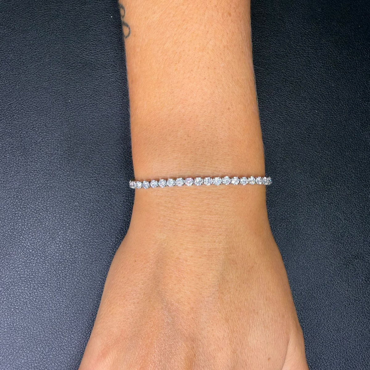 Bracciale Tennis - Acciaio - Silver - 5 varianti colore