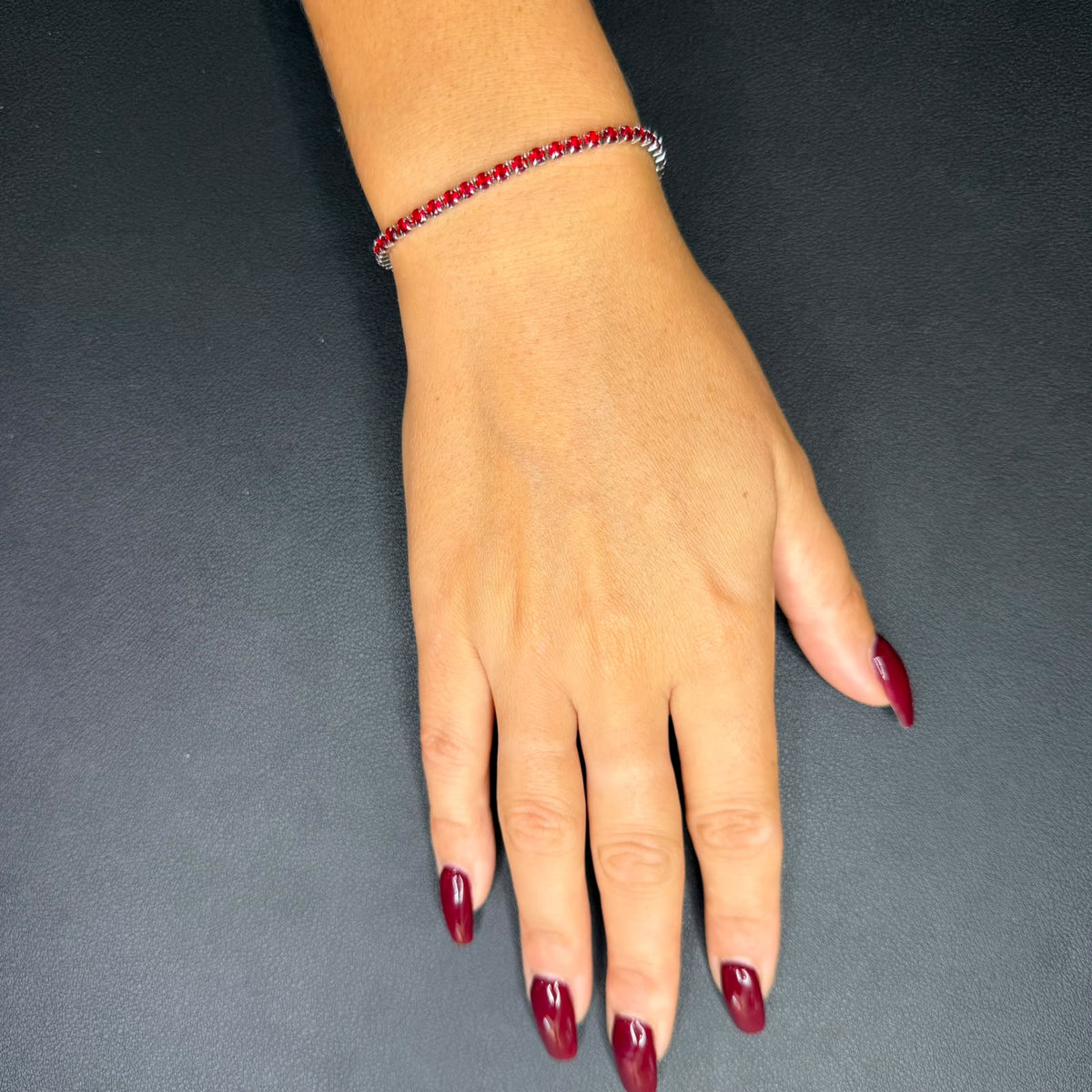 Bracciale Tennis - Acciaio - Silver - 5 varianti colore