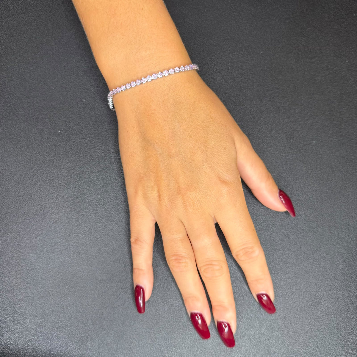 Bracciale Tennis - Acciaio - Silver - 5 varianti colore