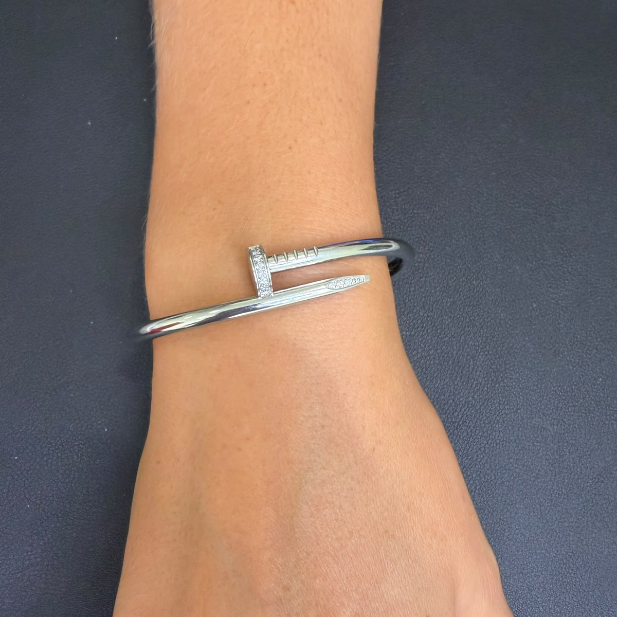 Bracciale Chiodo - Acciaio - Gold/Silver