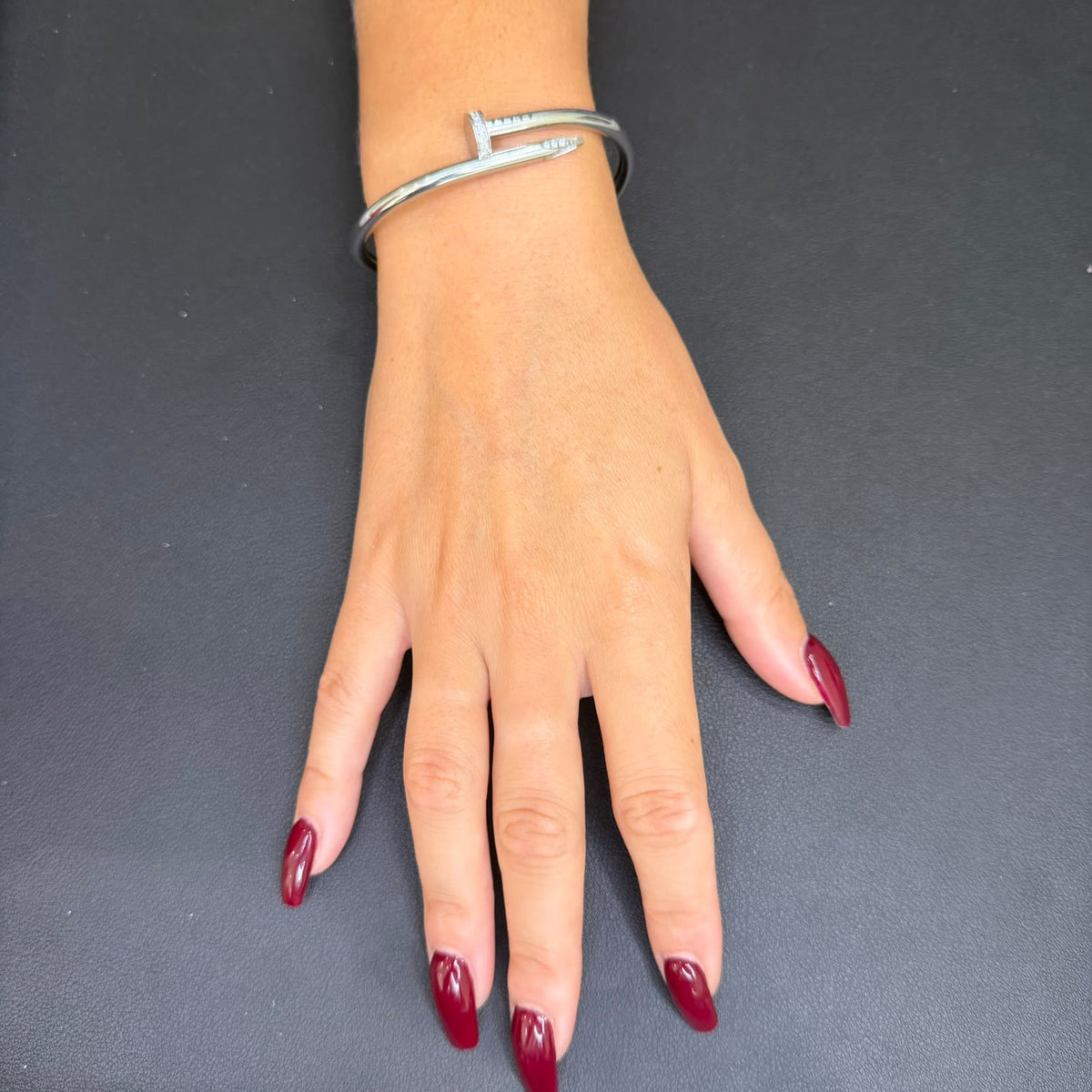 Bracciale Chiodo - Acciaio - Gold/Silver