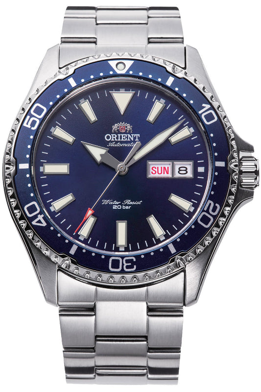 ORIENT – Kamasu V1 RA-AA0002L – Analogico Automatico – Blu Notte & Acciaio – Orologio Uomo