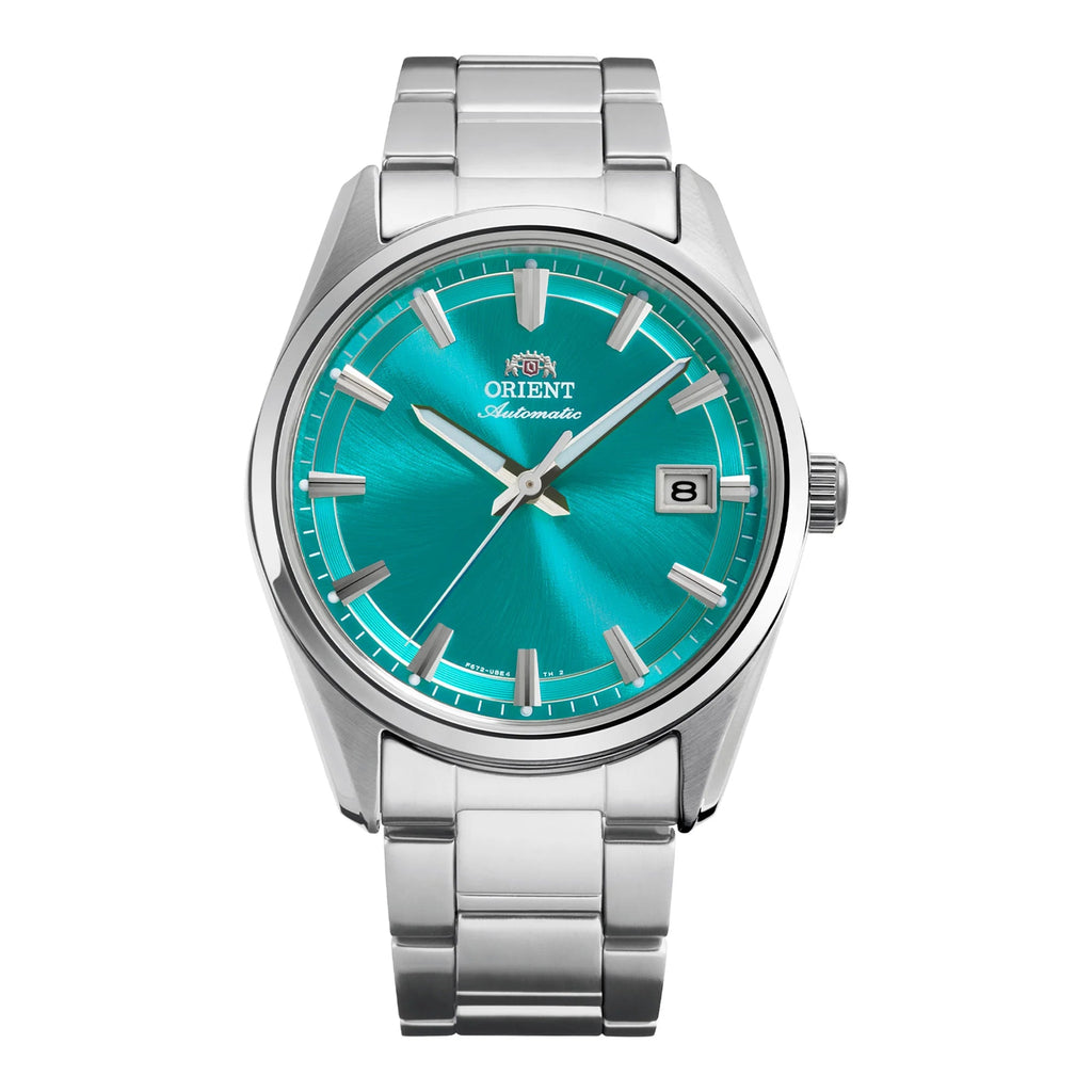 ORIENT – RA‑AC0R06L – Automatico – Quadrante Turchese & Bracciale Acciaio – Orologio Uomo