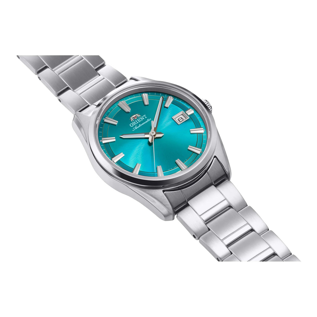 ORIENT – RA‑AC0R06L – Automatico – Quadrante Turchese & Bracciale Acciaio – Orologio Uomo