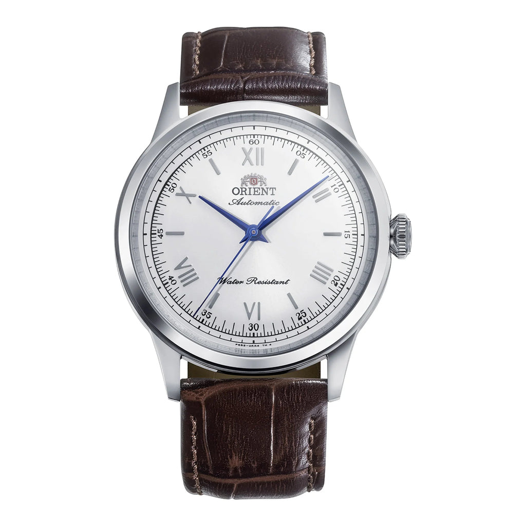 ORIENT – RA‑BB0002S – Automatico – Bambino 38 Roman – Quadrante Bianco & Cinturino Pelle – Orologio Uomo