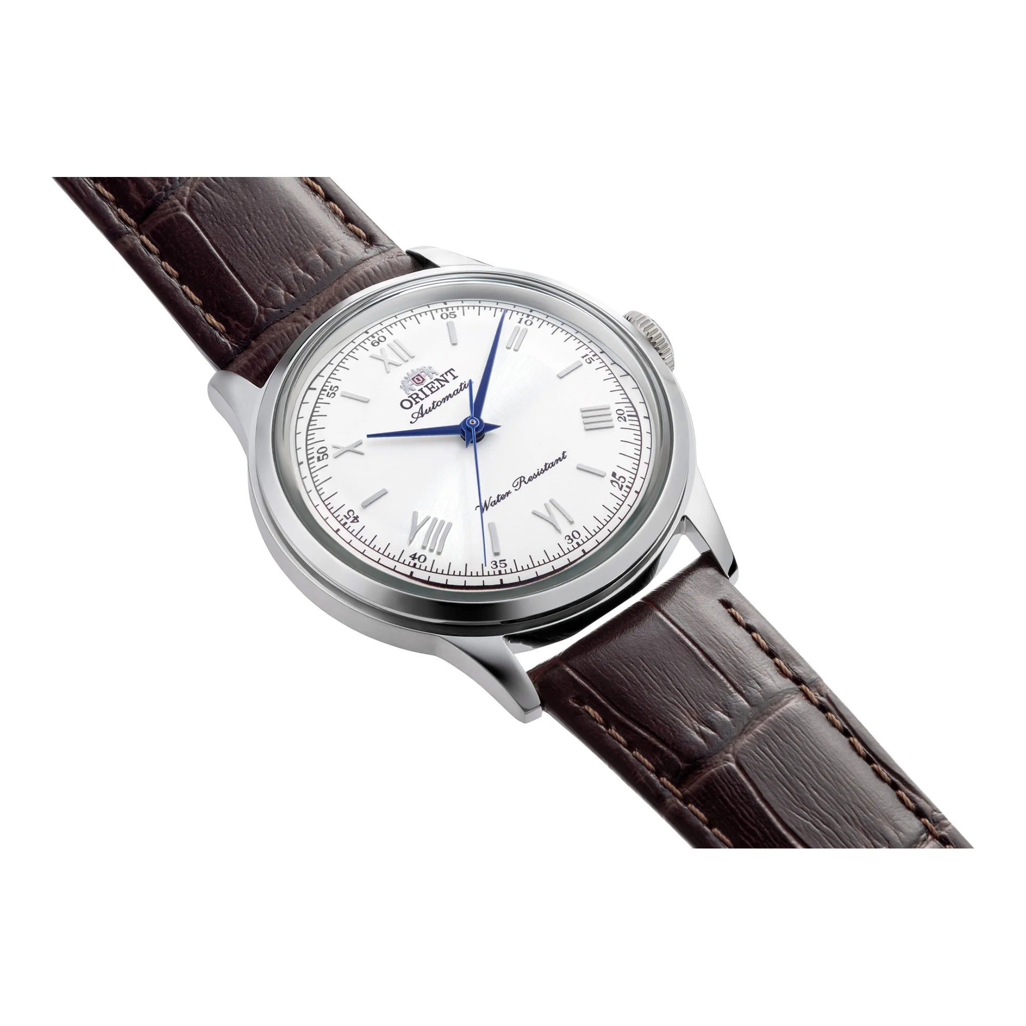 ORIENT – RA‑BB0002S – Automatico – Bambino 38 Roman – Quadrante Bianco & Cinturino Pelle – Orologio Uomo
