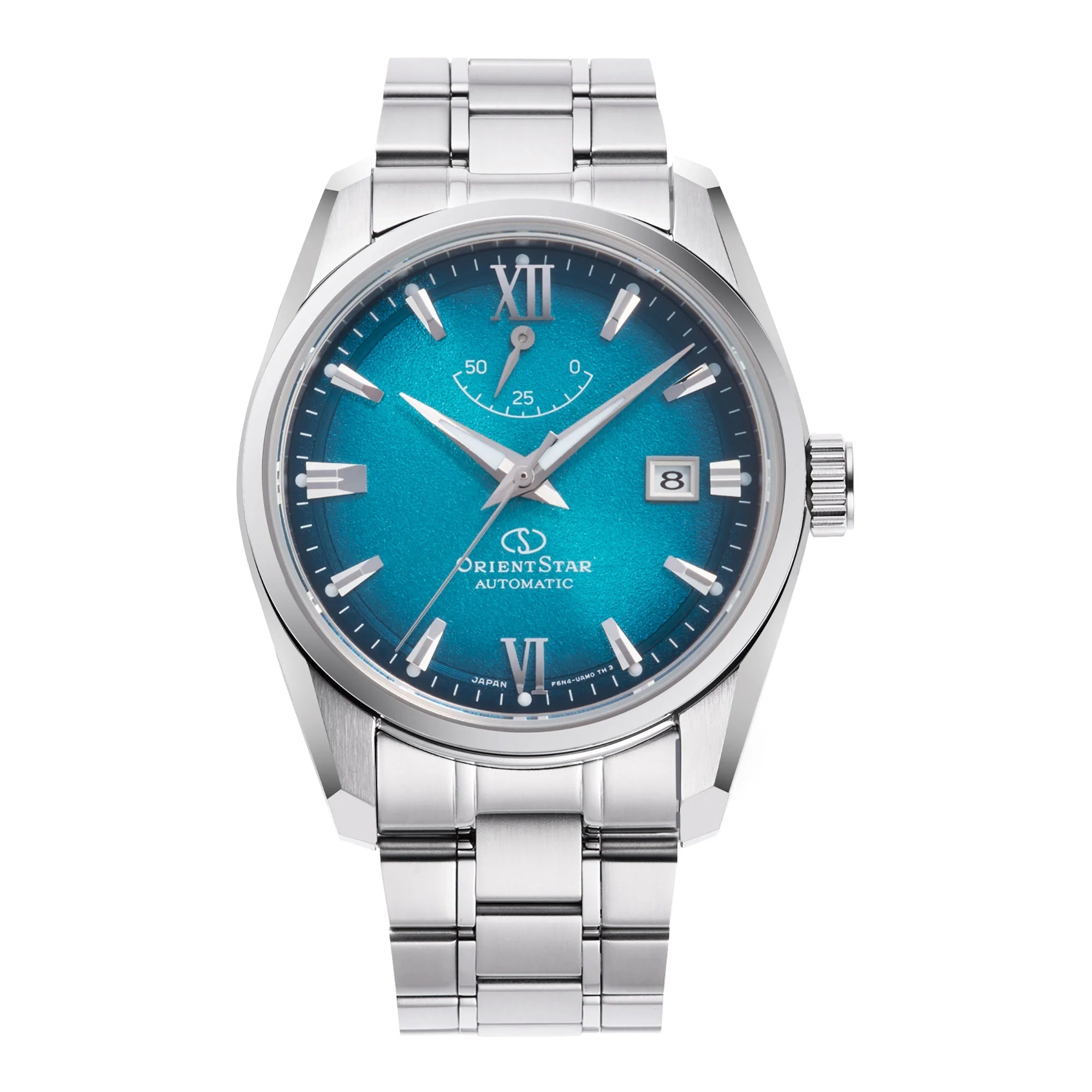 ORIENT STAR – RE‑AU0114E00B – Automatico – Edizione Limitata 75° Anniversario – Quadrante Blu Aurora & Bracciale Acciaio – Orologio Uomo
