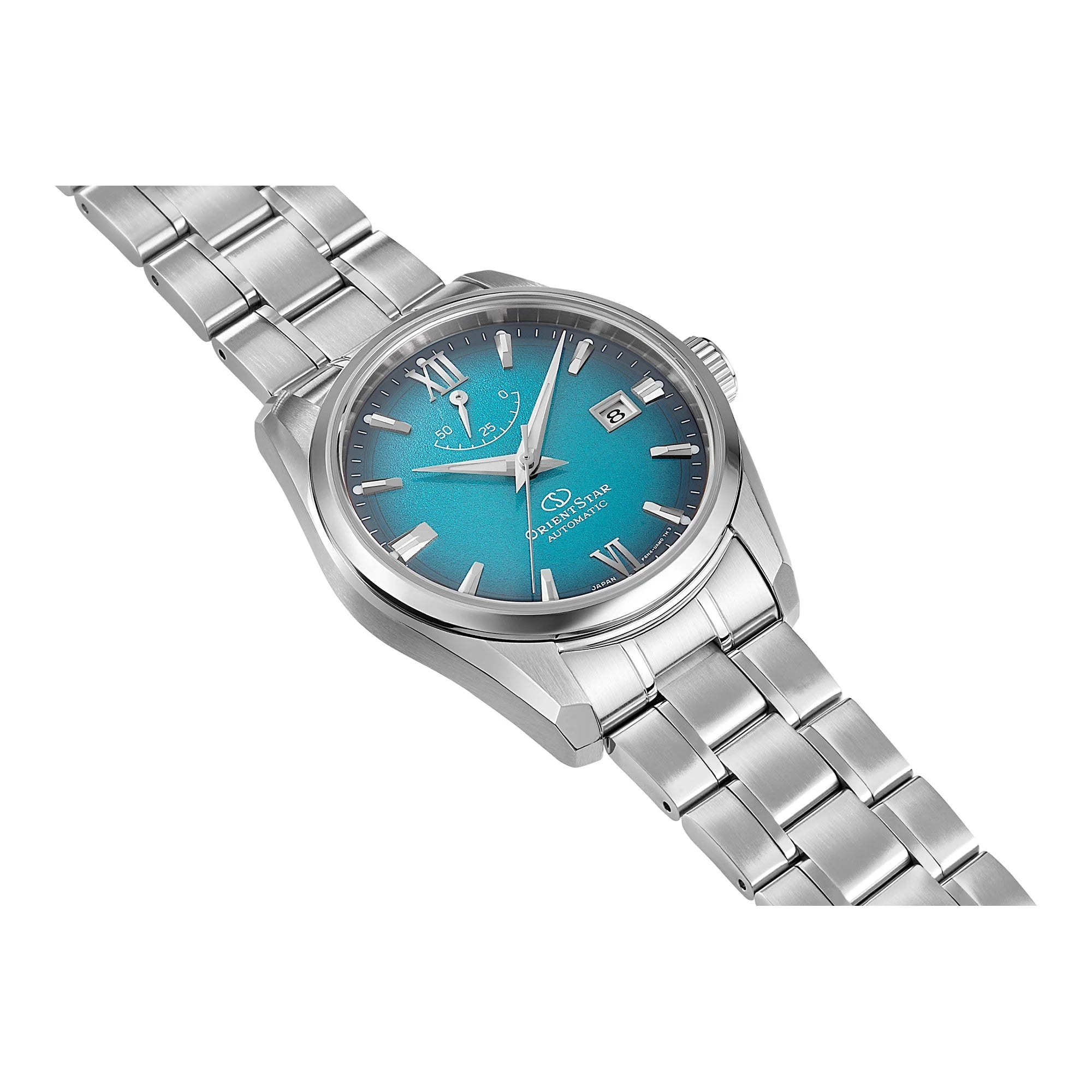 ORIENT STAR – RE‑AU0114E00B – Automatico – Edizione Limitata 75° Anniversario – Quadrante Blu Aurora & Bracciale Acciaio – Orologio Uomo