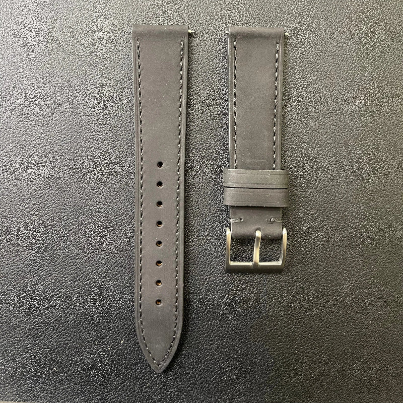 Cinturino in vera pelle vintage con sgancio rapido, disponibile in vari colori e misure ansa.