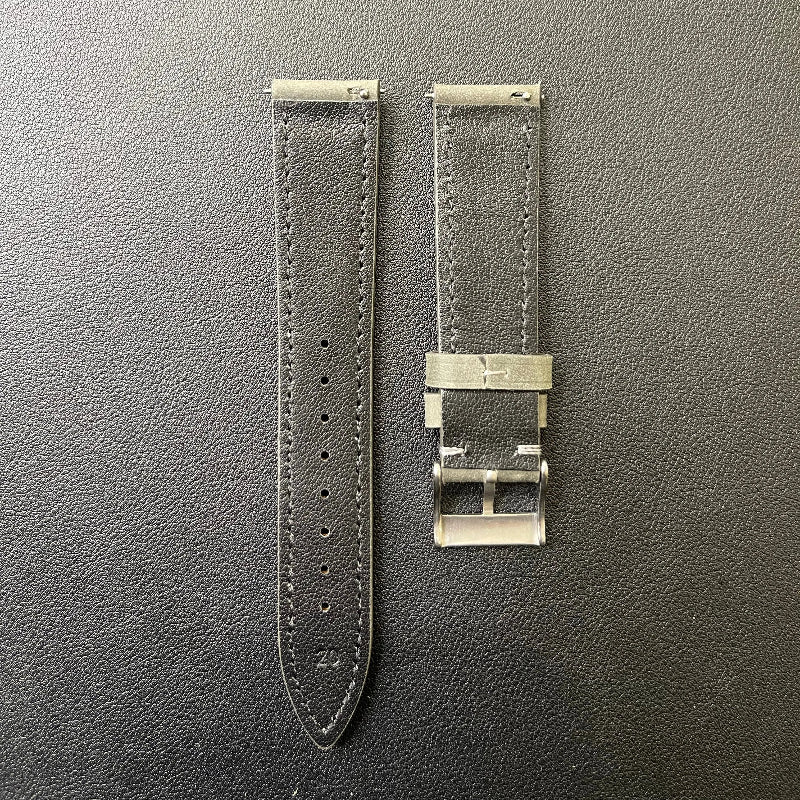 Cinturino in vera pelle vintage con sgancio rapido, disponibile in vari colori e misure ansa.