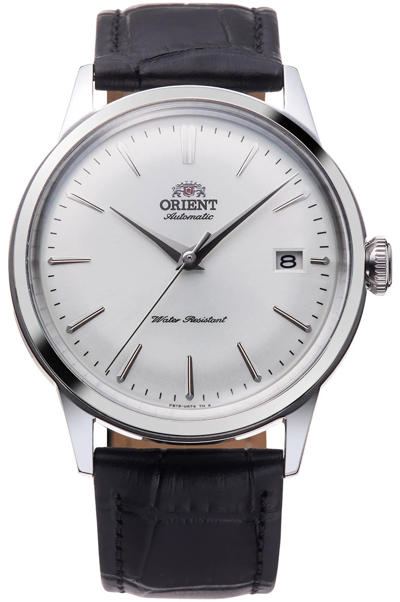 Orologio Orient Bambino 38 RA-AC0M03S con quadrante bianco antico e cinturino in pelle nera